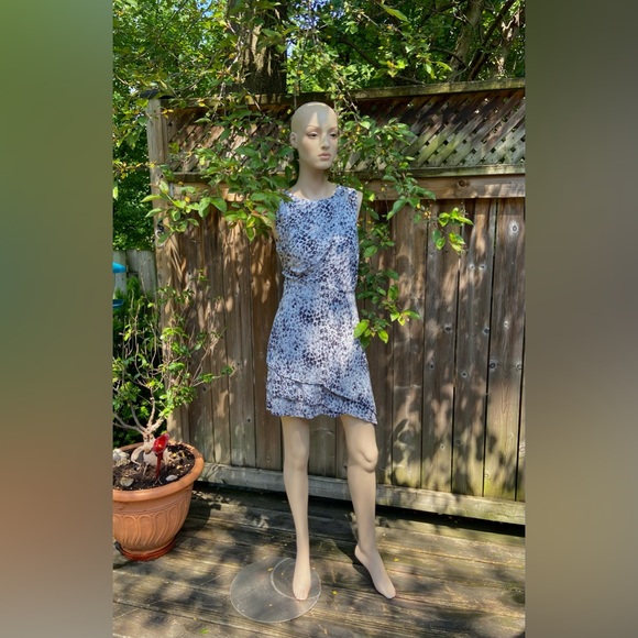 Animal Print Asymmetrical Mini Dress - Picture 7 of 14